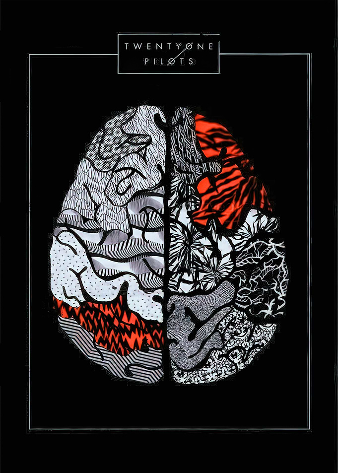 Twenty One Pilots Brain Art