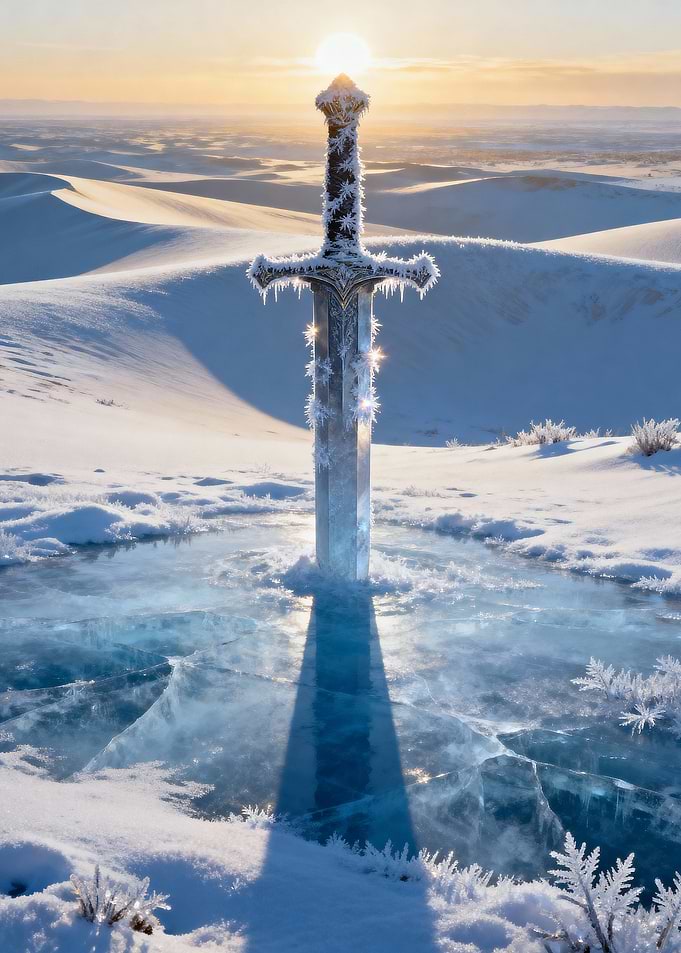 Sword in Ice, Winter Landscape