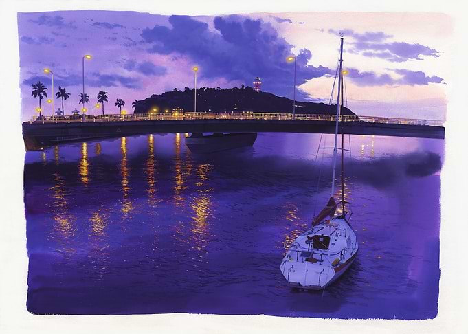 Sailboat at Dusk