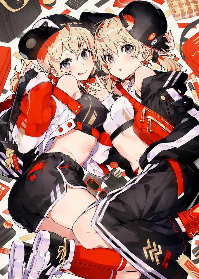 Anime Girls in Streetwear Fashion