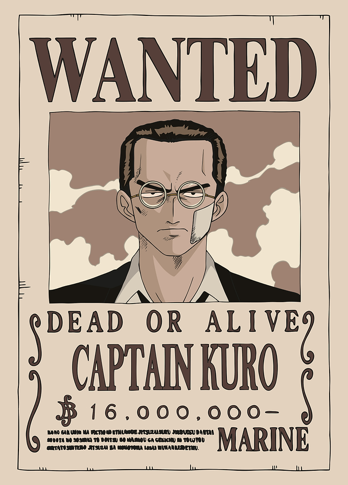 Captain Kuro Wanted