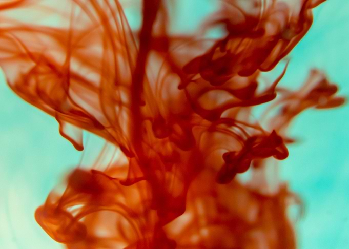 Red Ink in Water