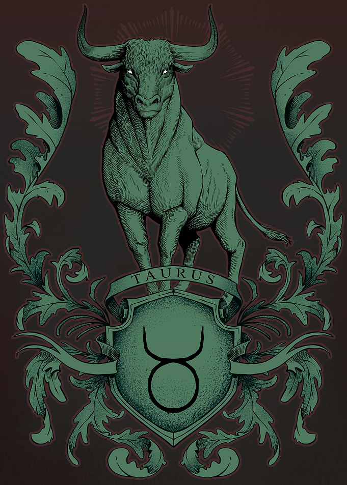 Taurus Zodiac Sign Illustration