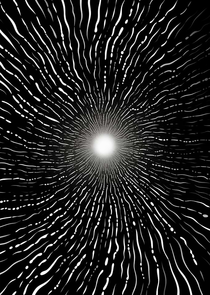 Abstract White Light Burst