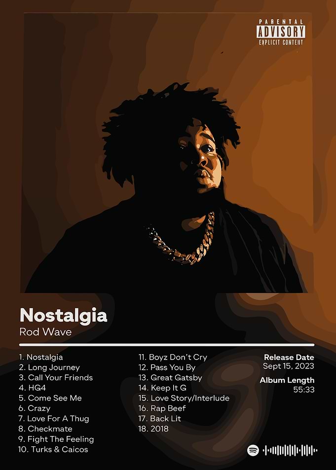 Rod Wave - Nostalgia Album Cover