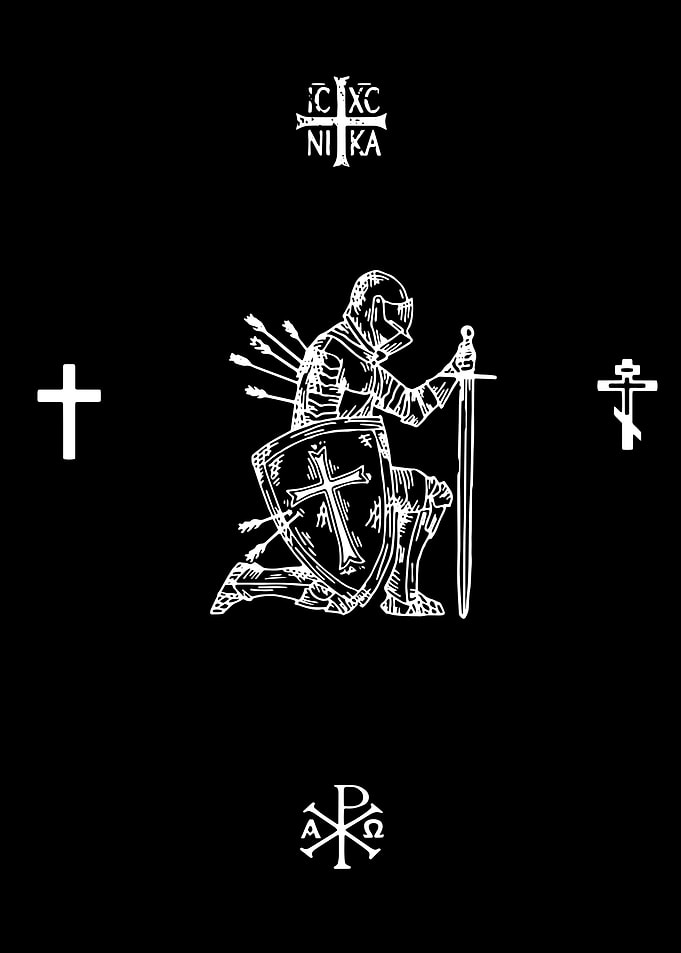 Knight in Armor with Arrows
