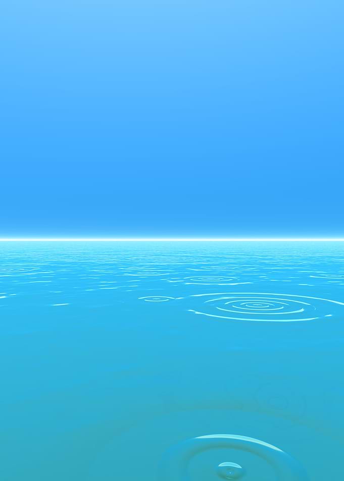 Calm Blue Ocean with Ripples