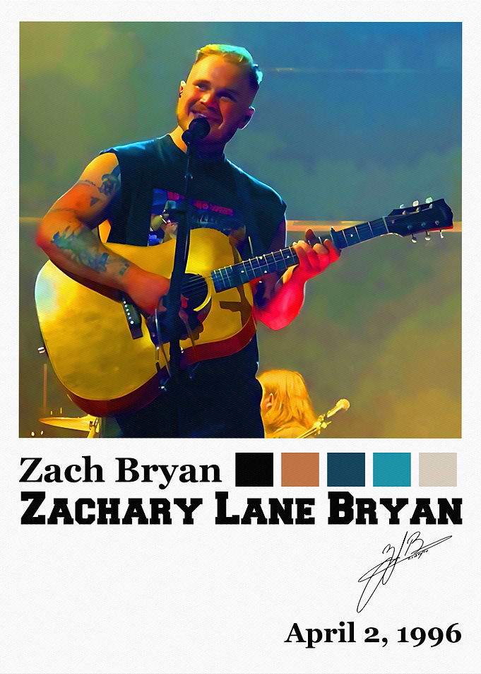 Zach Bryan Poster