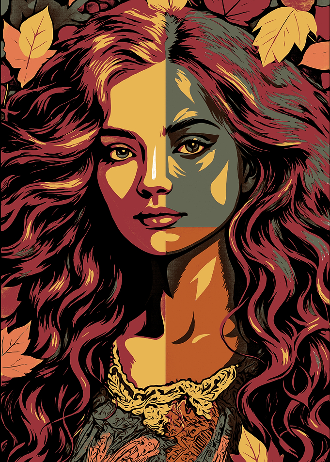Autumn Portrait of a Woman