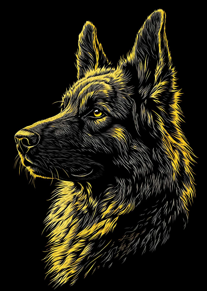 Dog Animal Dog design Poster Art Poster