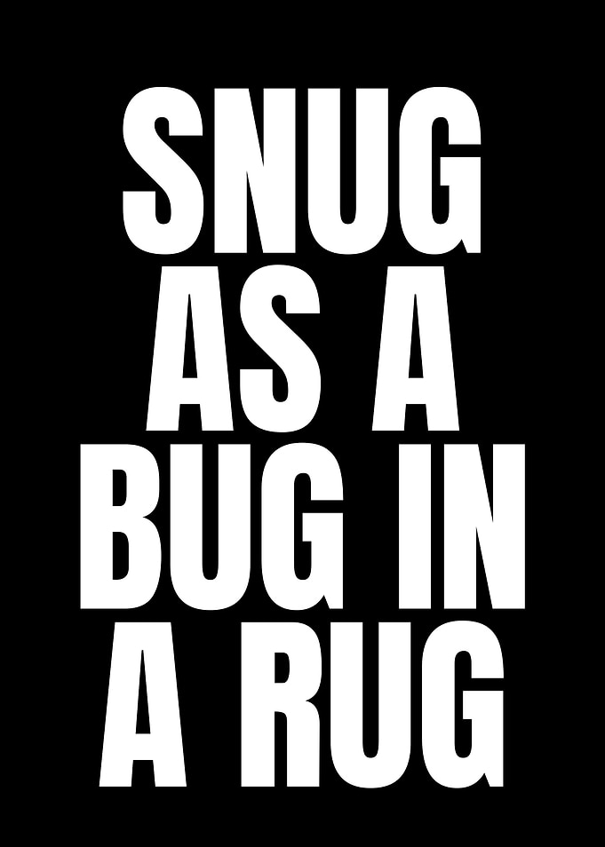 Snug as a Bug in a Rug