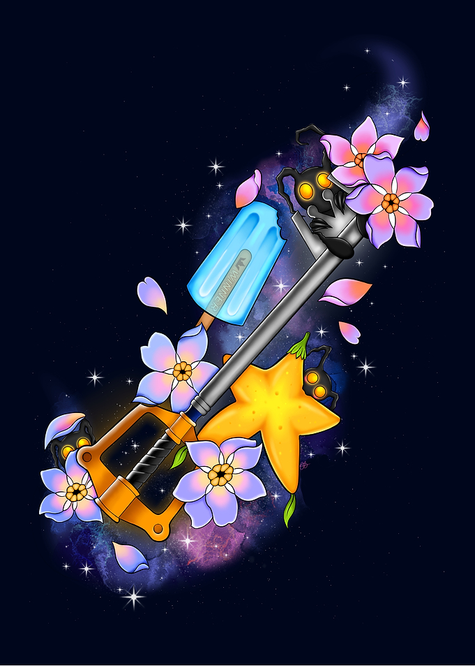 Keyblade and Hungry Heartless!