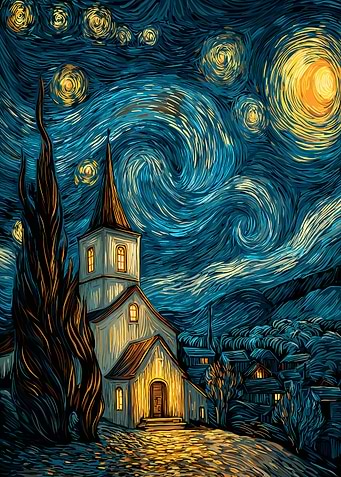 Starry Night Church