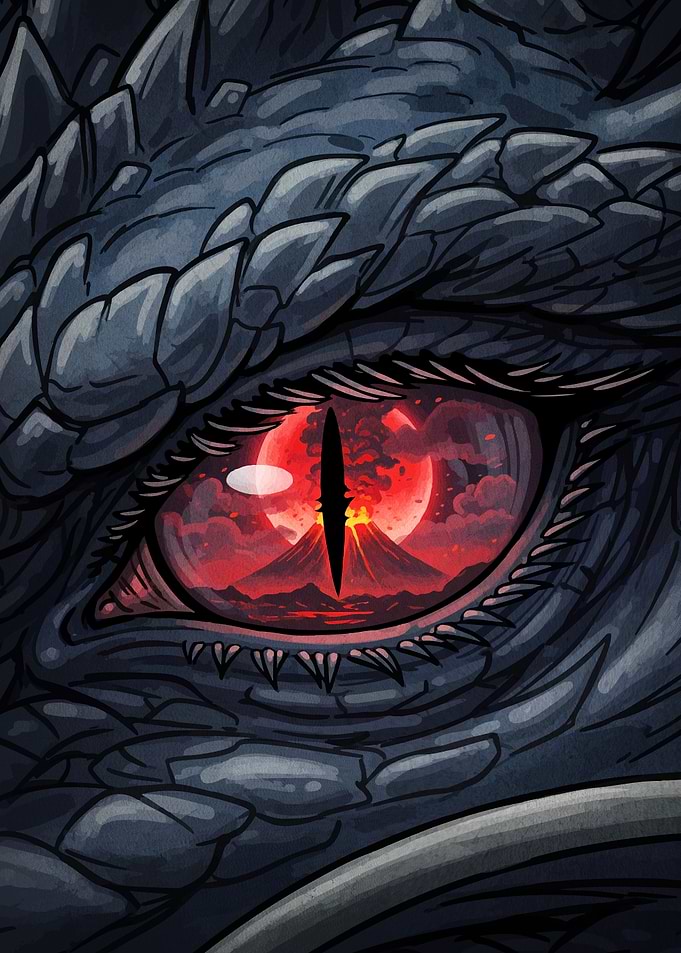 Dragon Eye Volcanic Reflection