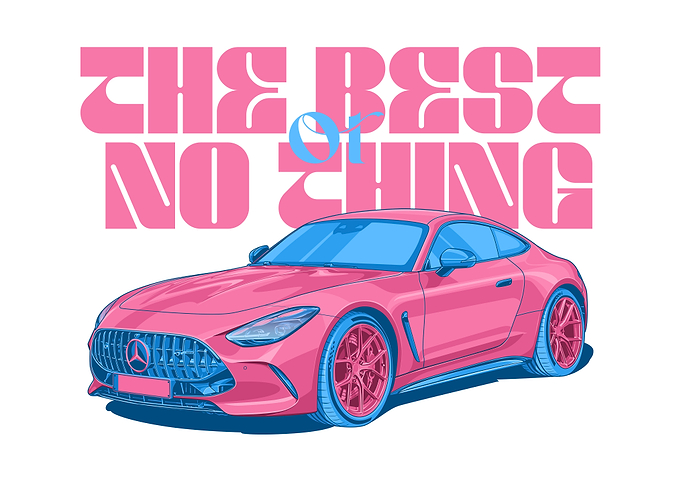 Pink Mercedes-Benz AMG GT63 with 'The Best or Nothing'