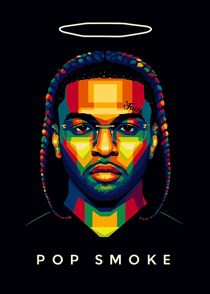 Pop Smoke Wpap Art