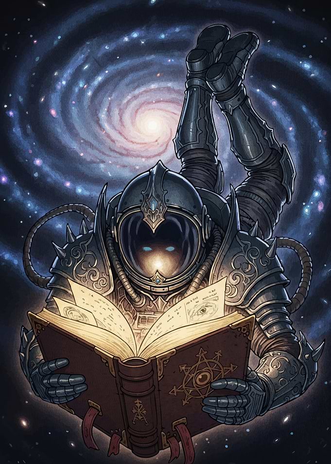 Astronaut Book Space