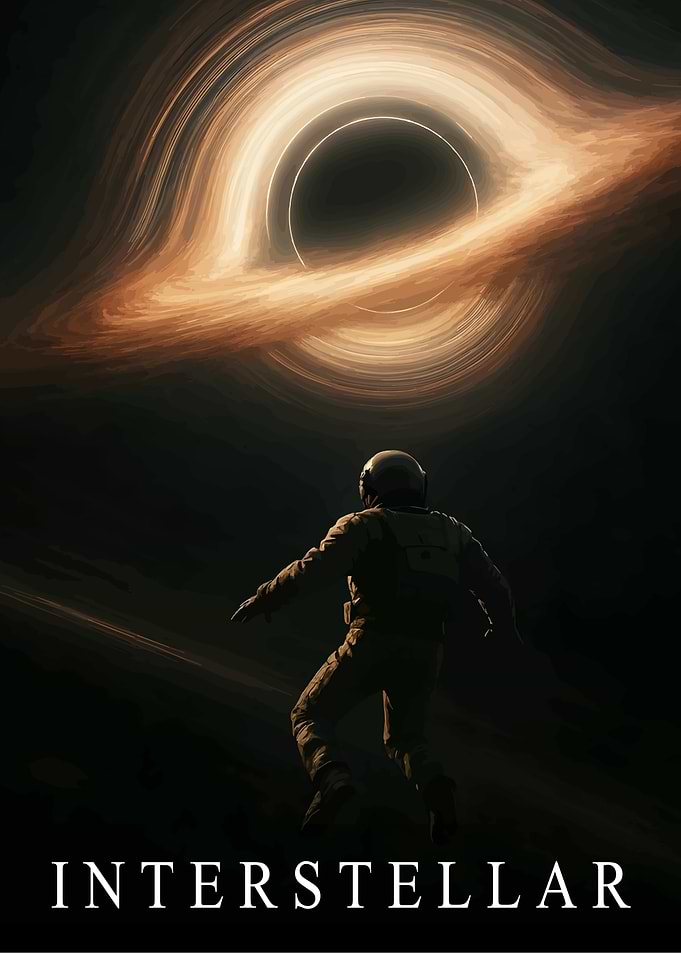 Interstellar: Astronaut and Black Hole