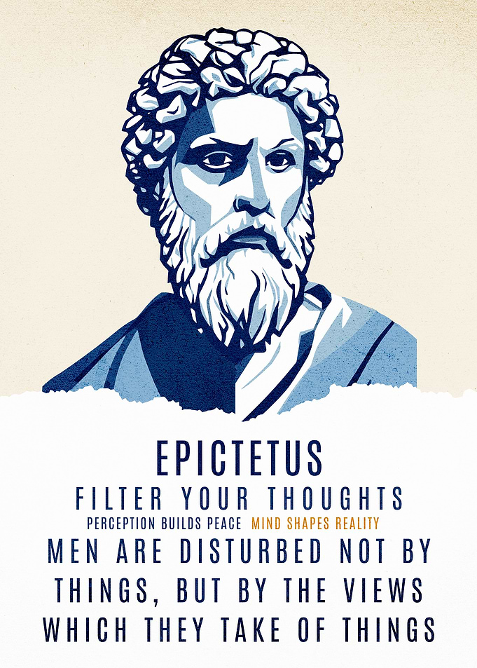 Epictetus Quote Poster