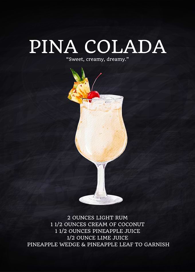 Pina Colada Cocktail Recipe