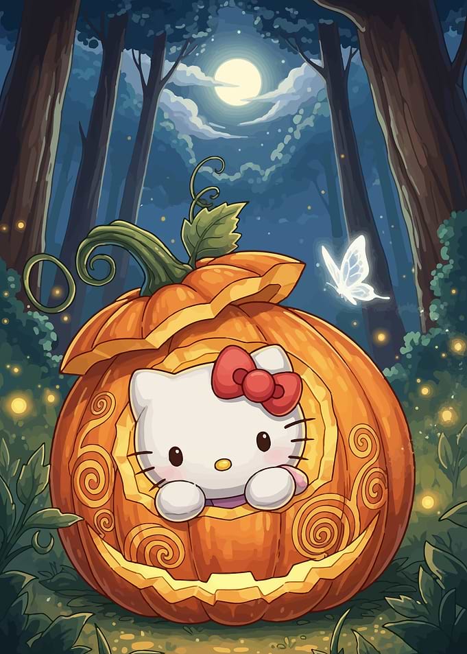 Hello Kitty Pumpkin Patch