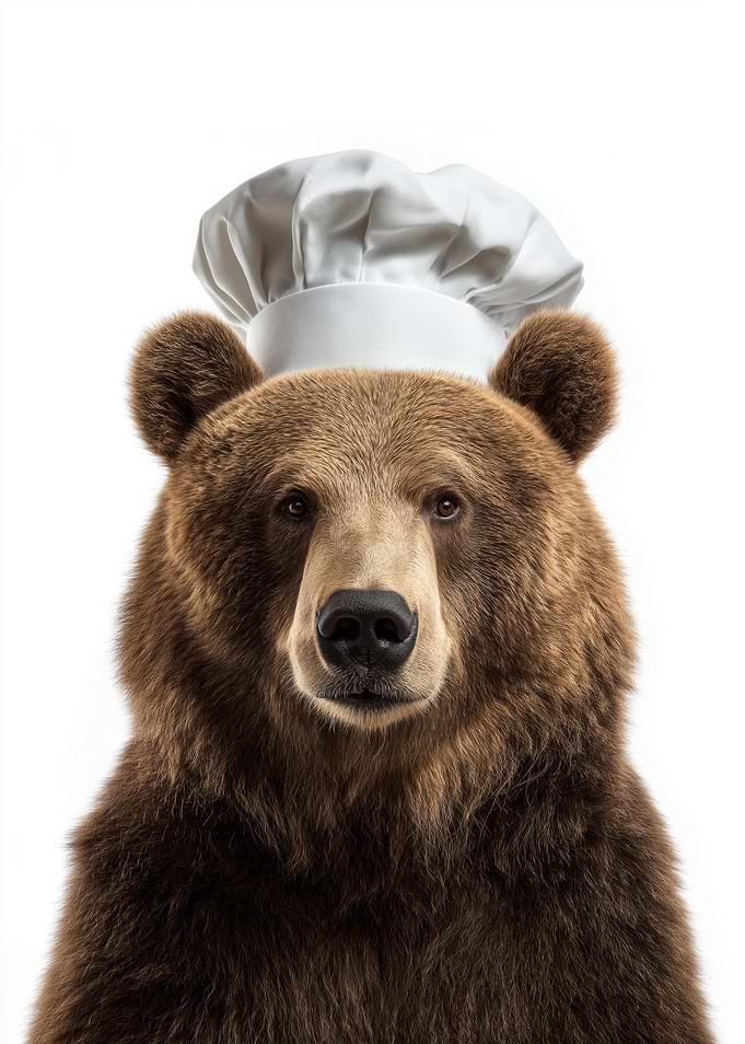 Bear Chef Portrait