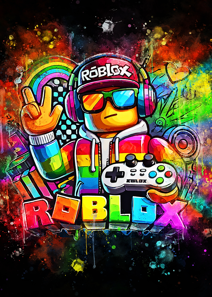Roblox Colorful Gaming Art