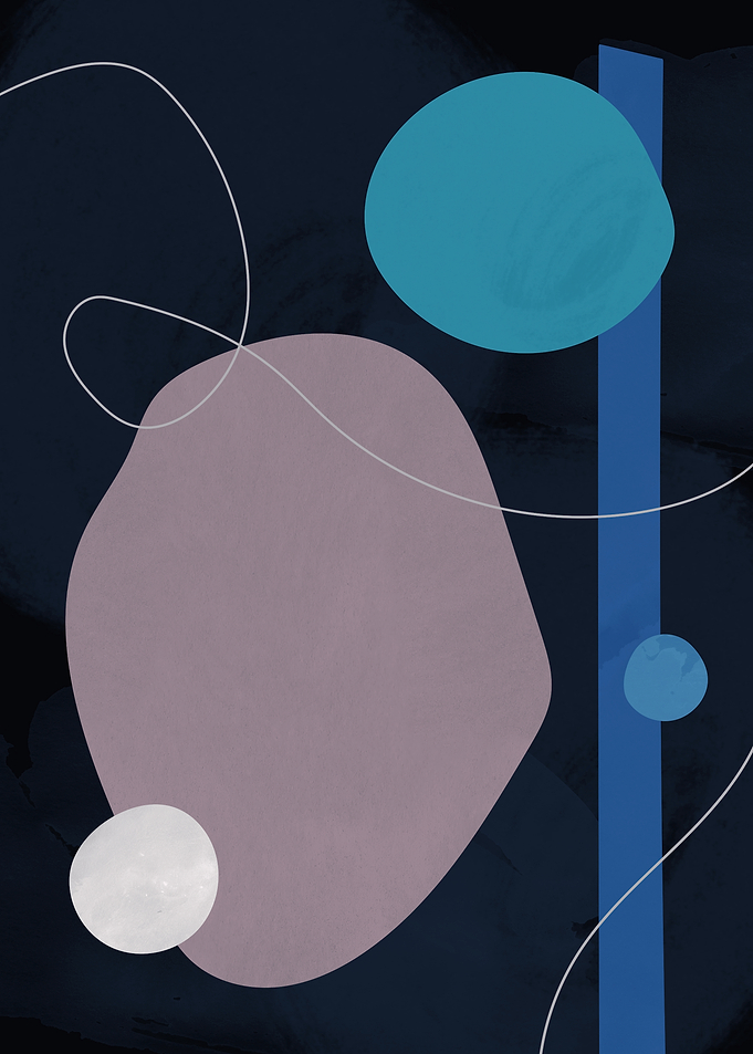 Abstract Shapes on Dark Background
