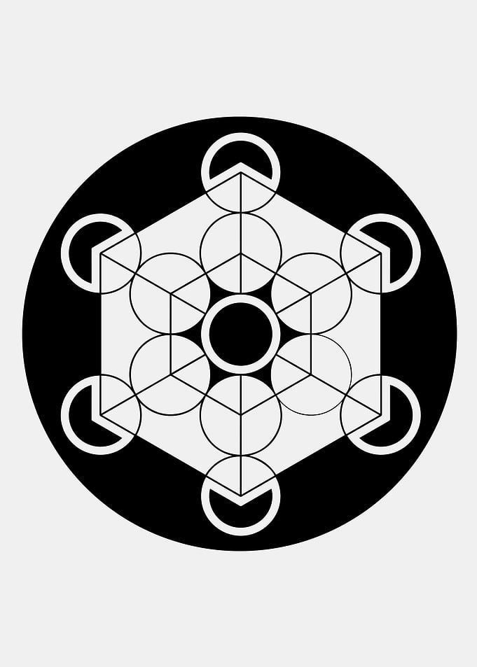 Metatron's Cube Crop Circle