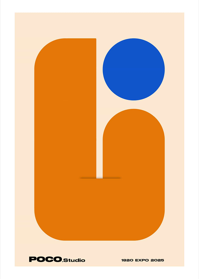 Abstract Geometric Shapes Poster
