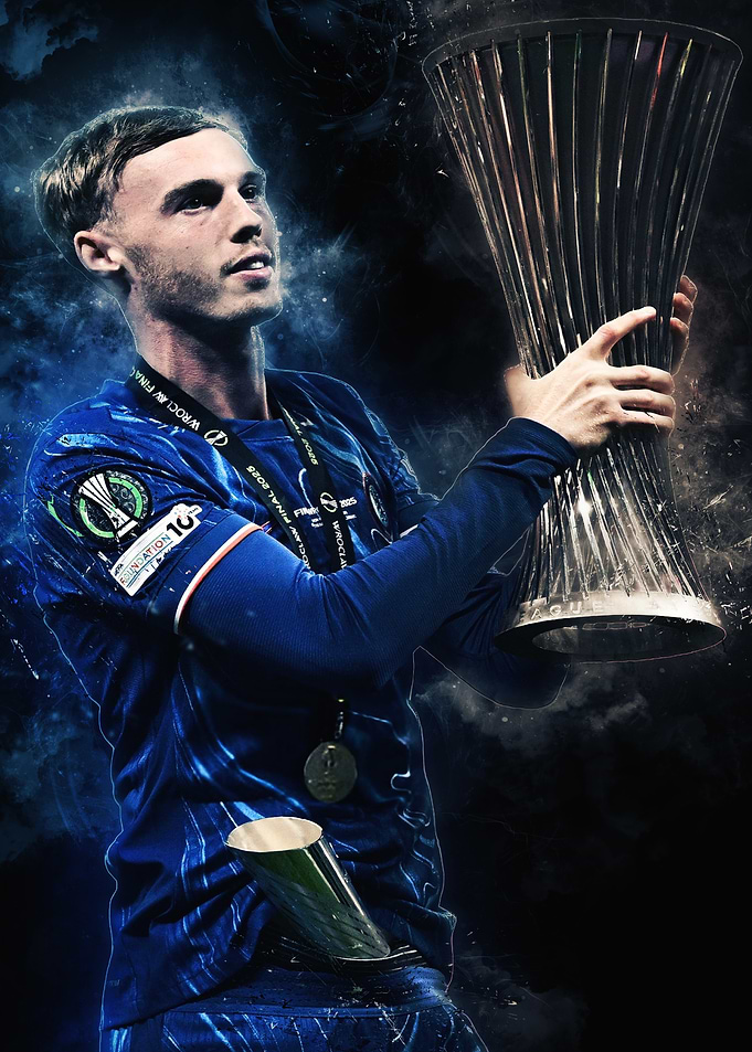Palmer Player Holding Trophy