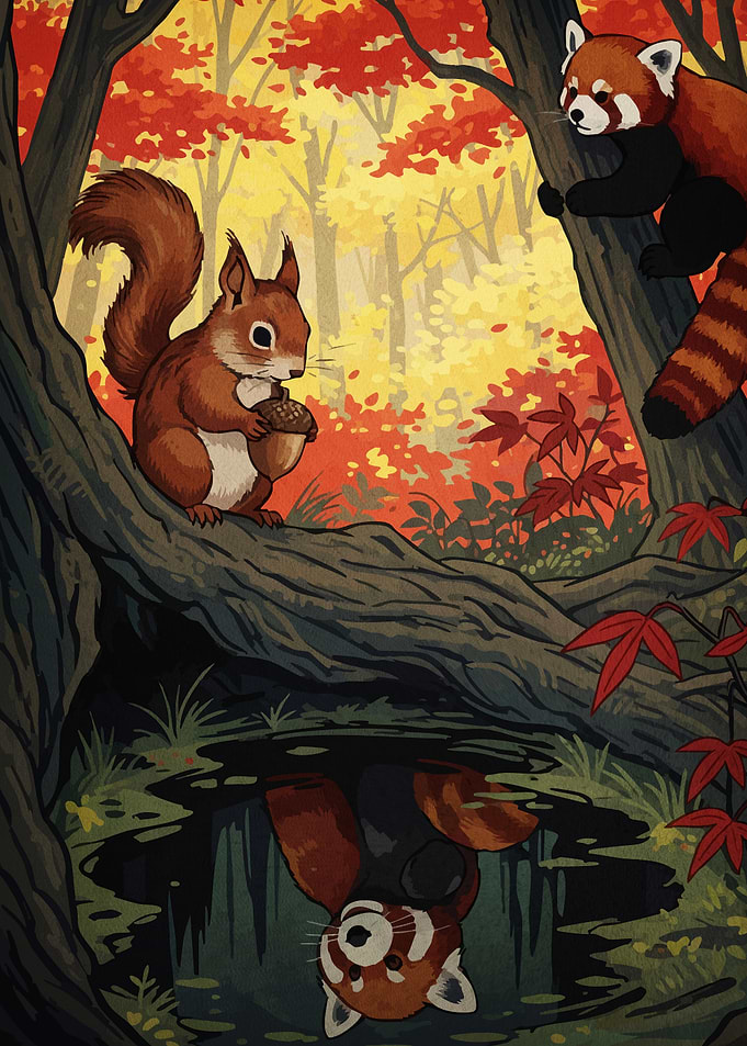 Autumn Forest Animals