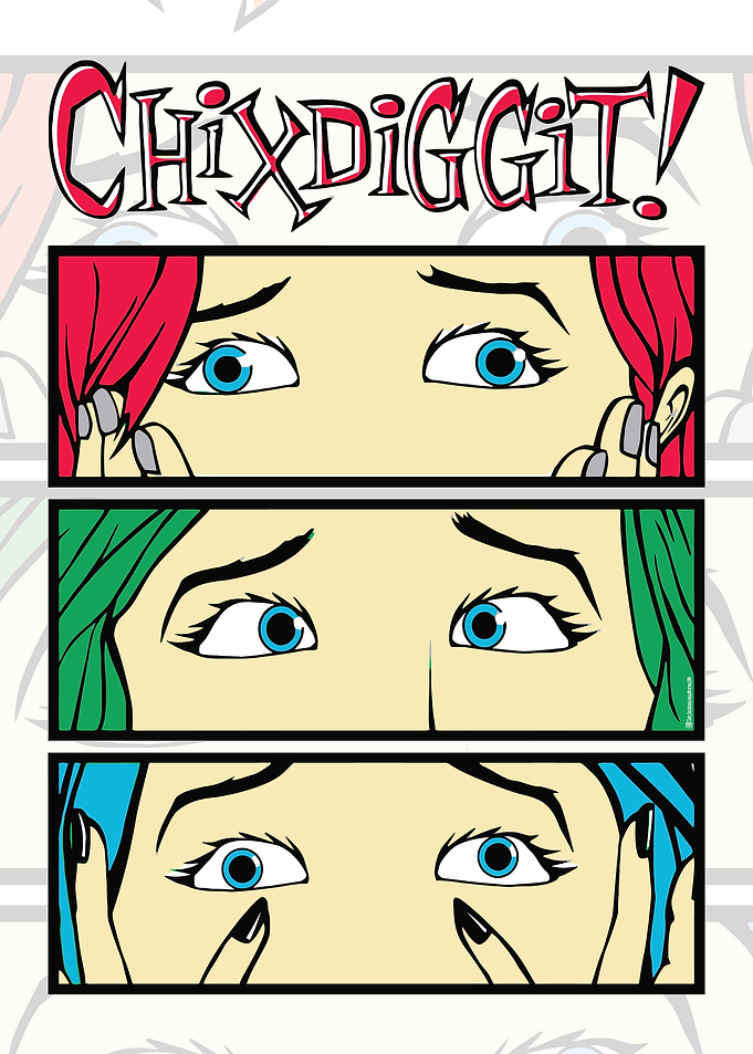 Chixdiggit! - Canadian Pop Punk - Exclusive Art - Loja MacacoRato