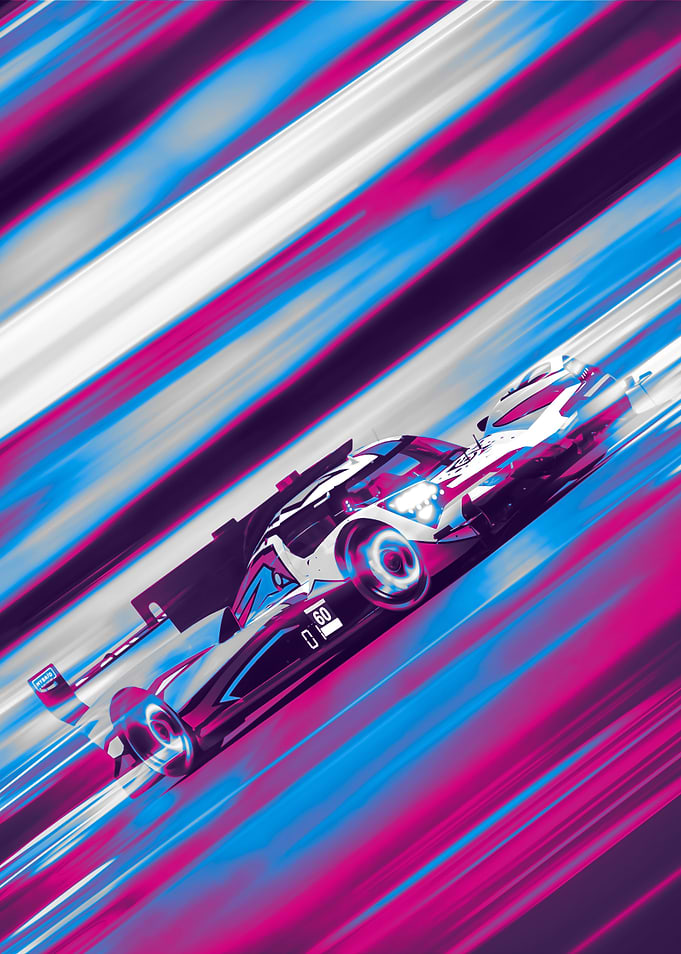 Racing Car Speeding - Motion Series 01