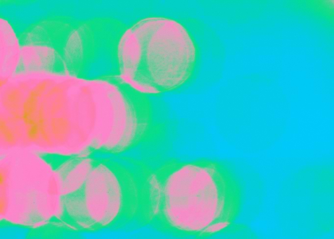 Abstract Pink and Green Bokeh