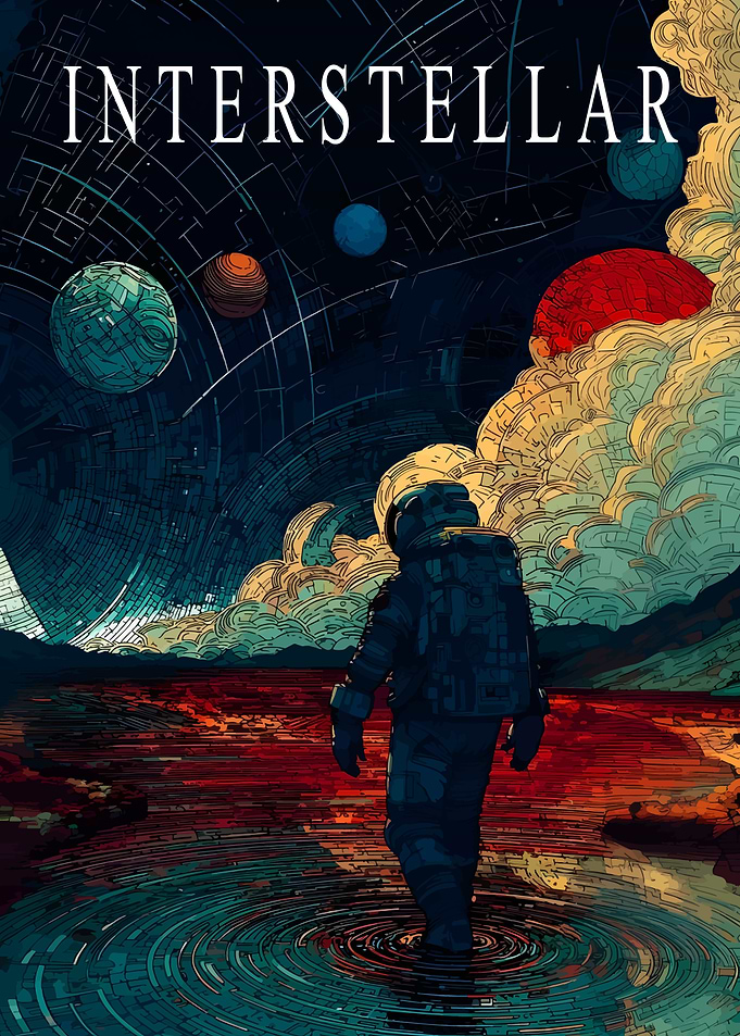 Interstellar Movie Poster Art