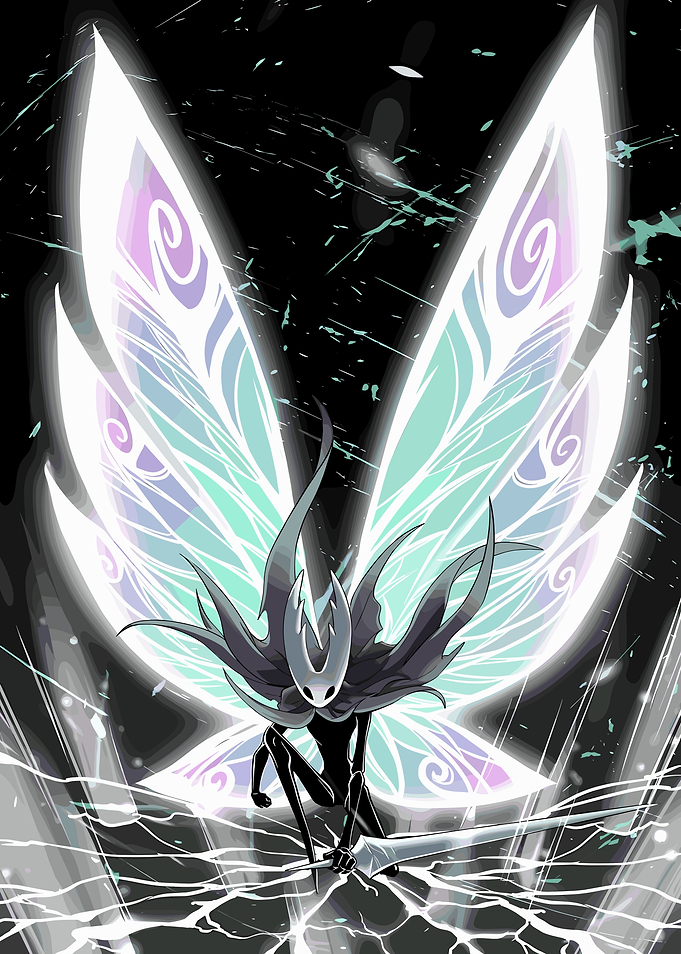 Hollow Knight Radiance Digital Art