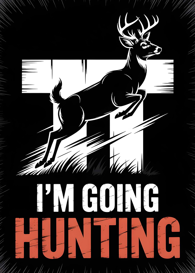 I'm Going Hunting Deer Graphic