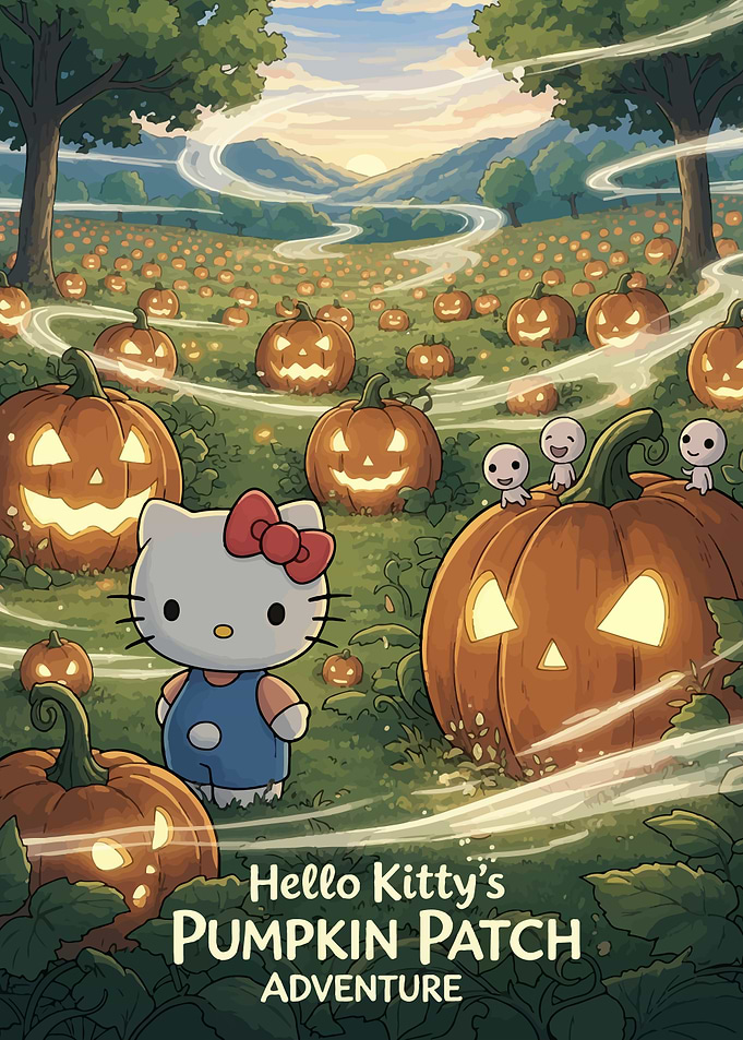 Hello Kitty's Pumpkin Patch Adventure
