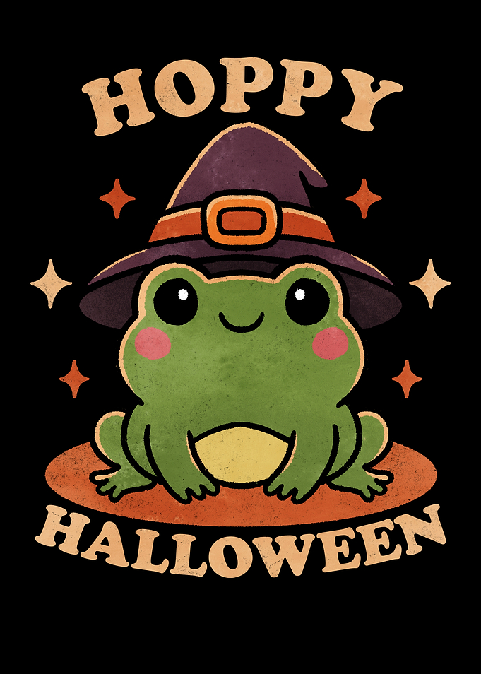 Hoppy Halloween Frog
