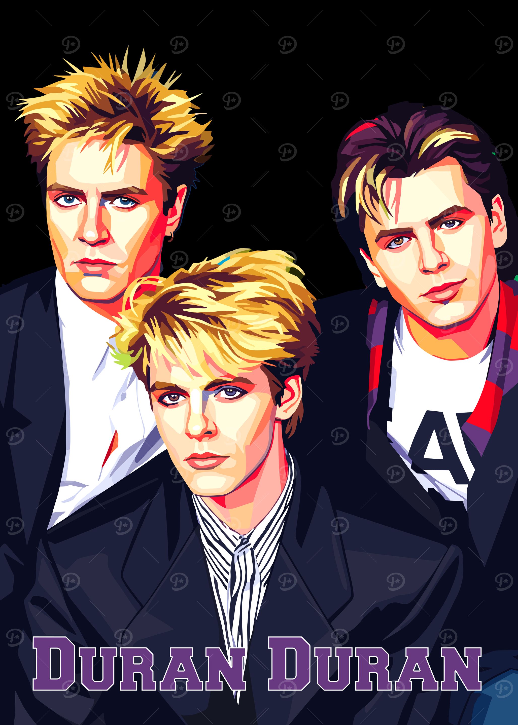 Duran Duran Pop Art Portrait