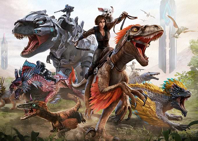 ARK: Survival Evolved - Group of Dinosaurs