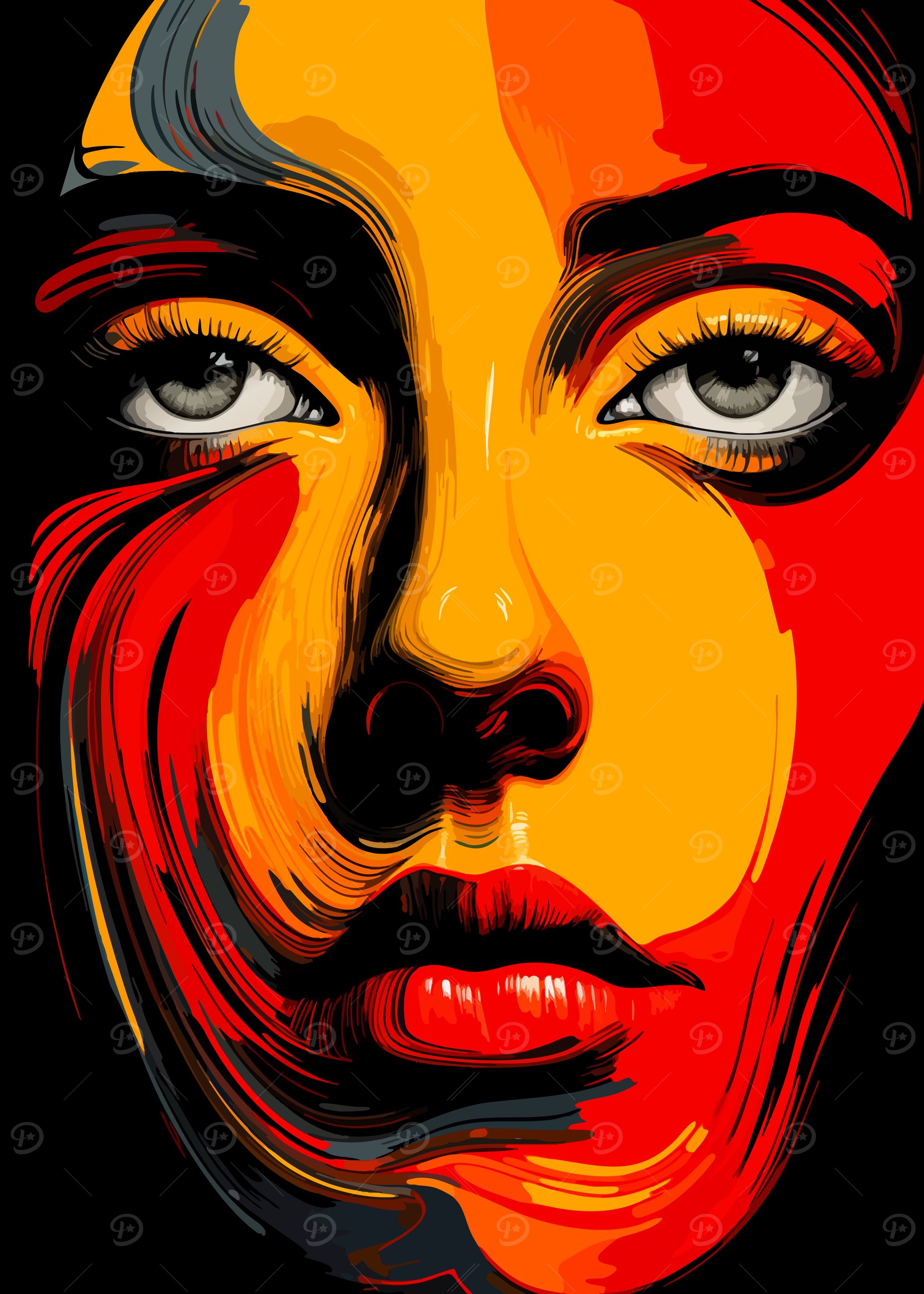 Abstract Portrait of a Woman