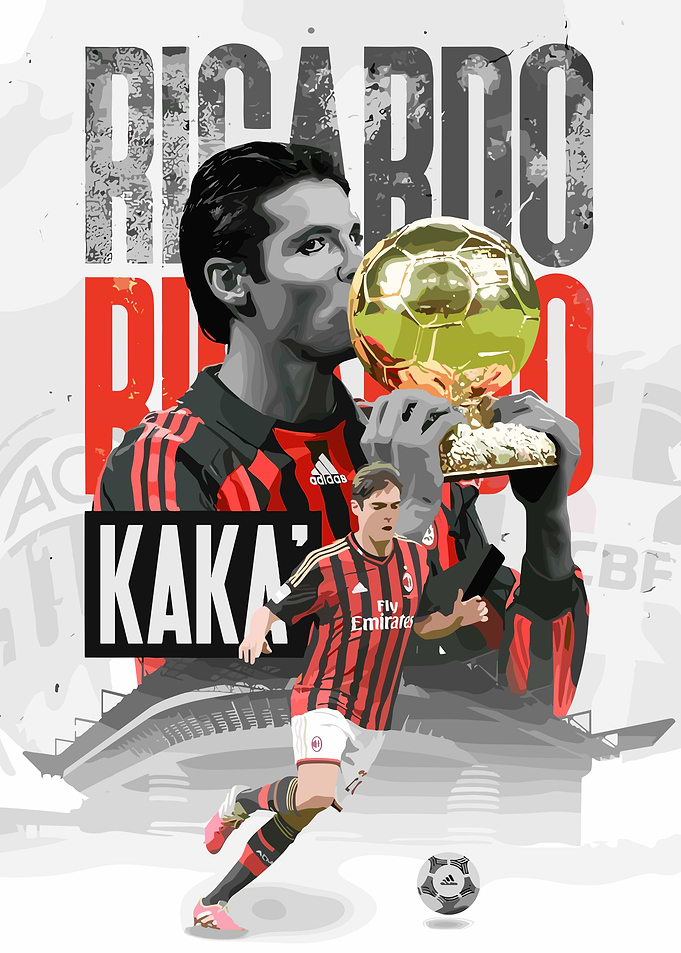 Ricardo Kaka Football Illustration