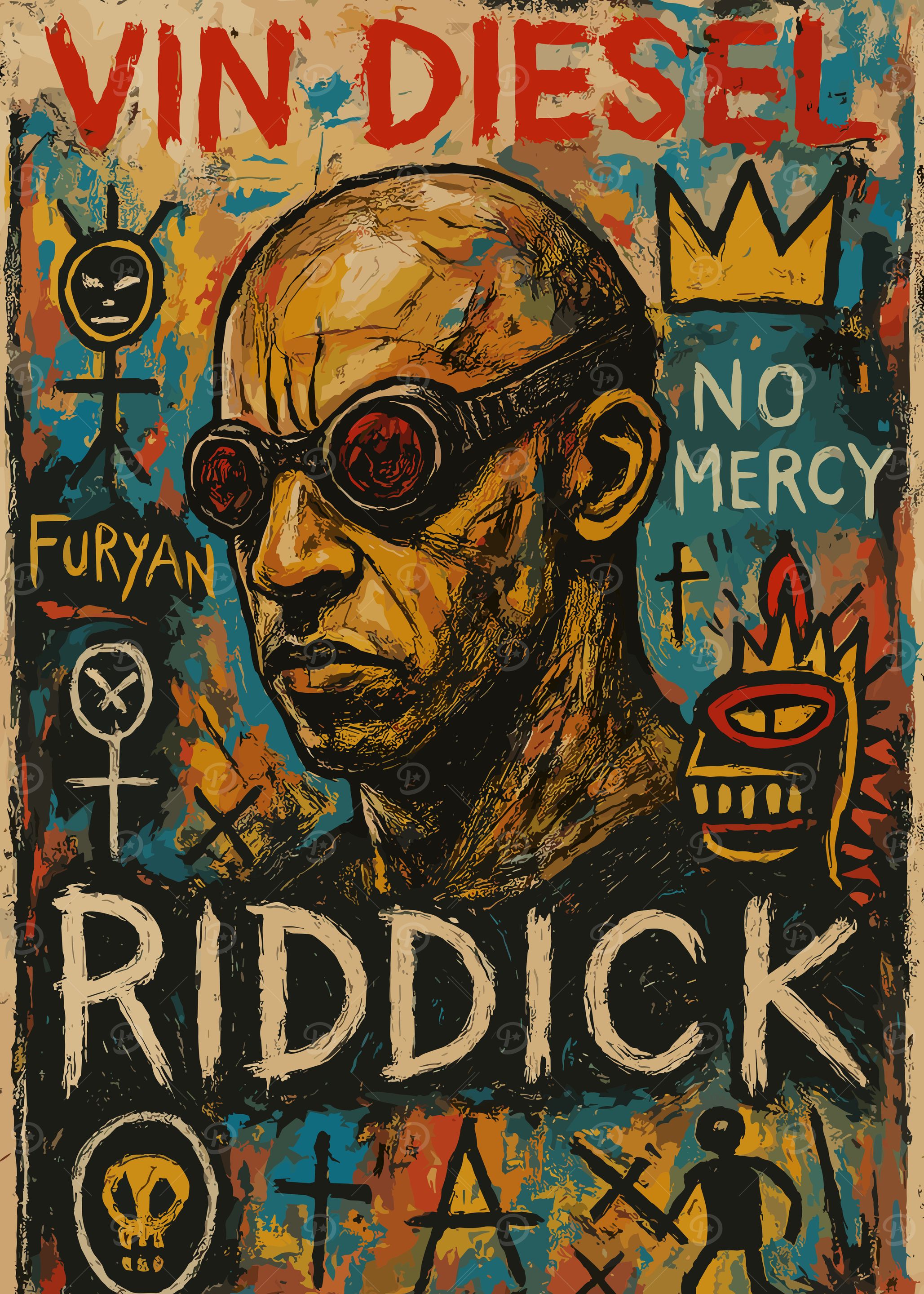 Vin Diesel as Riddick Art