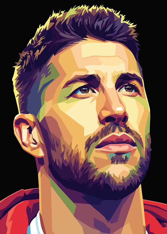 Pop Art Portrait of a Man