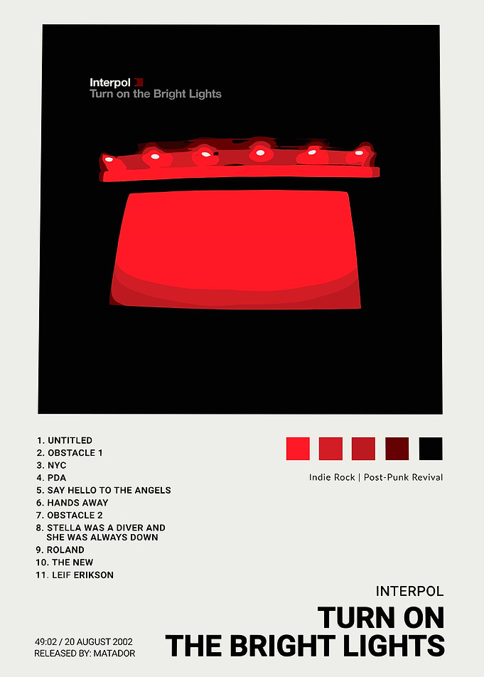 Interpol - Turn on the Bright Lights