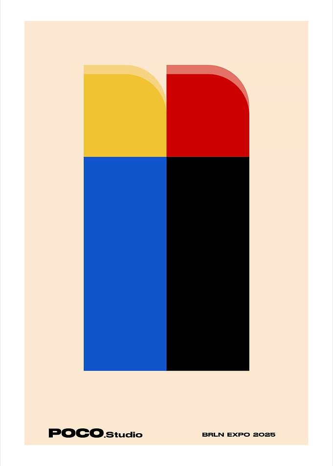 Abstract Color Block Design
