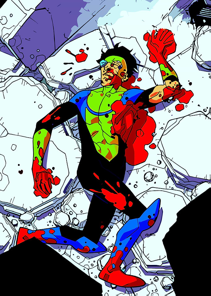 Invincible Comic Book Art