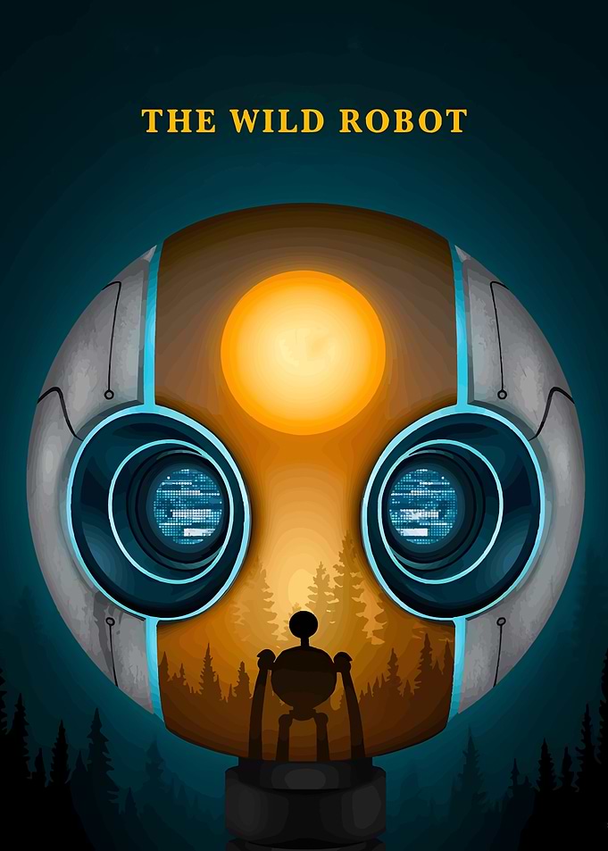 The Wild Robot Illustration